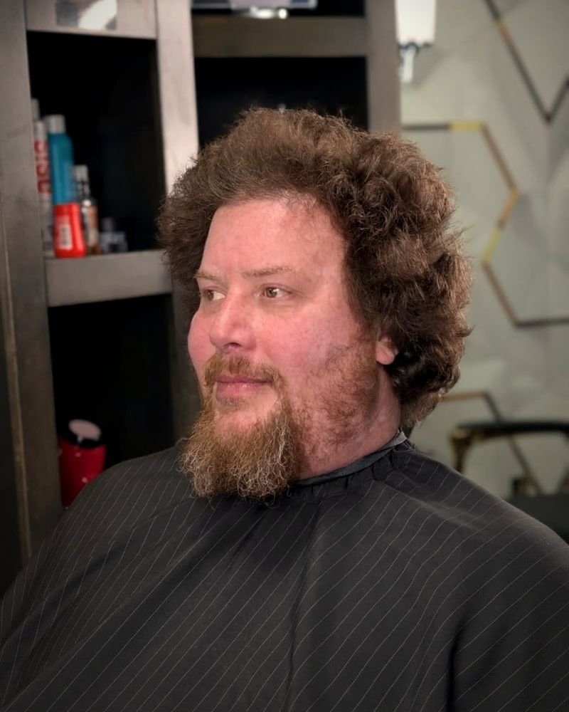 Before: restyle and beard trim, BC Barber Shop